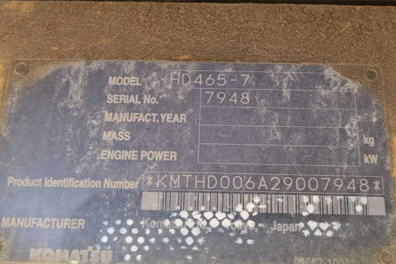 OmecoHub - Immagine KOMATSU HD465-7